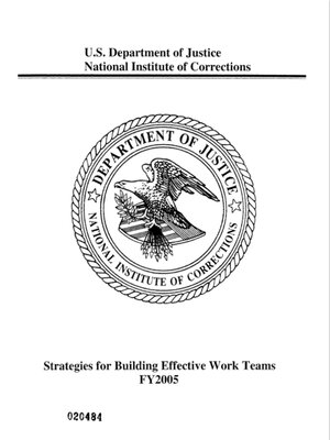 cover image of Strategies for Building Effective Work Teams